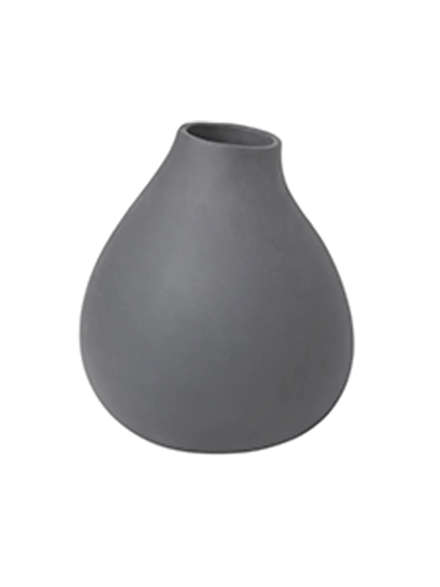 BLOMUS | Keramik Vase NONA 17cm Pewter | 